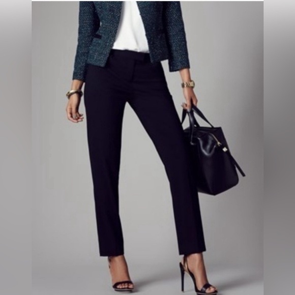 Lafayette 148 Irving Stretch Wool Trouser Pants - Picture 1 of 7